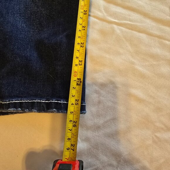 Silver Suki Capri Jeans Stretch 16 Distressed - Picture 3 of 11